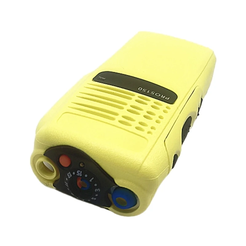 Replacement Repair Housing Cover Sheaths Front Case with Knob for GP328 RPO5150 HT750 WalkieTalkie