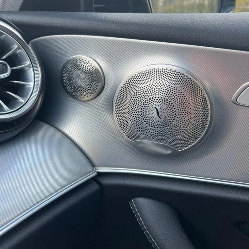 For Mercedes Benz E Class Coupe C238 W238 2017 2018 2019 2020 2021 2022 Front Rear Door Audio Speaker Cover Trim Car Accessories