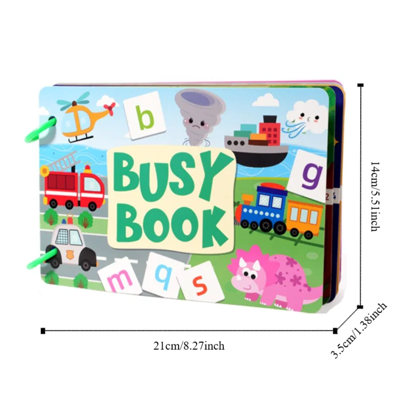 Feito à mão montessori silencioso ocupado livro repetido colando desenhos animados silencioso adesivos livro mão livro de papel diy crianças ocupado livro brinquedo