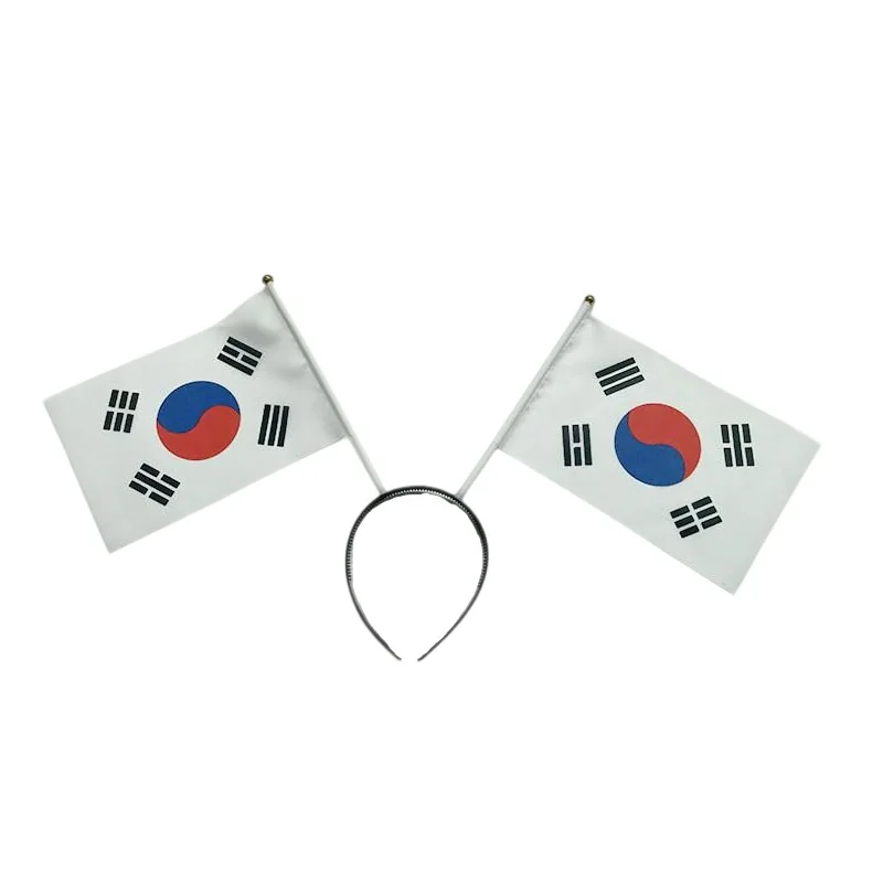 Japanese Flag Hairband Headband Party Marching Band Accessory Festival Activity Cheerleading Props Party Decorations