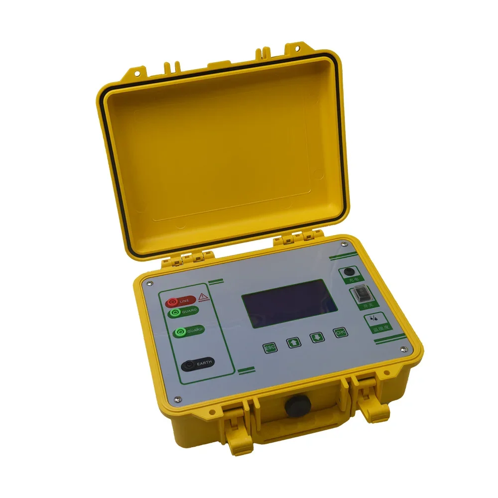 JH3128 10kV Megameter High Voltage Megohmmeter Insulation Test Mega Meter Insulation Resistance Tester