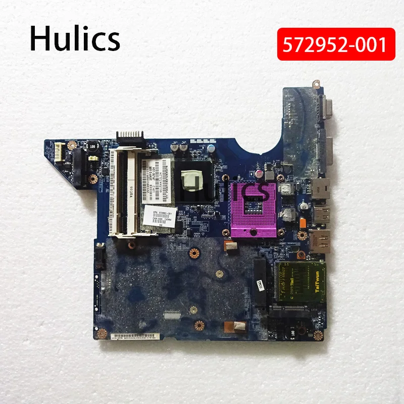 

Hulics Used Laptop Mainboard Motherboard For HP DV4 DDR2 572952-001 Jal50 La-4101p Gm45 S478