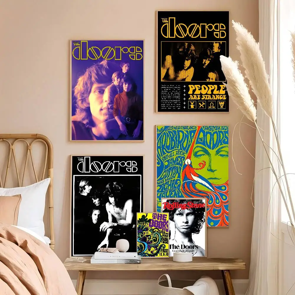 The Doors Singer Good Quality Prints and Posters Vintage Room Bar Cafe Decor Home Decor