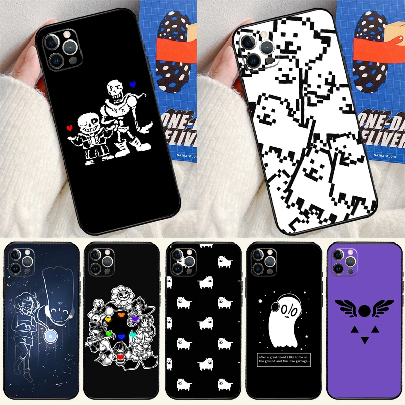 Game Undertale Cover Case For iPhone 16 15 14 13 12 11 Pro Max XS XR X 12 13 Mini 16 15 Plus Fundas