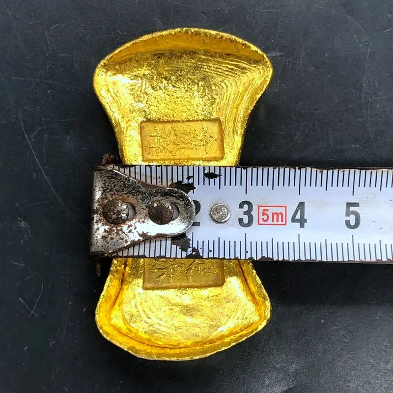 Antique Miscellaneous Collection Daqing Guangxu Eleven Years Copper Ingot