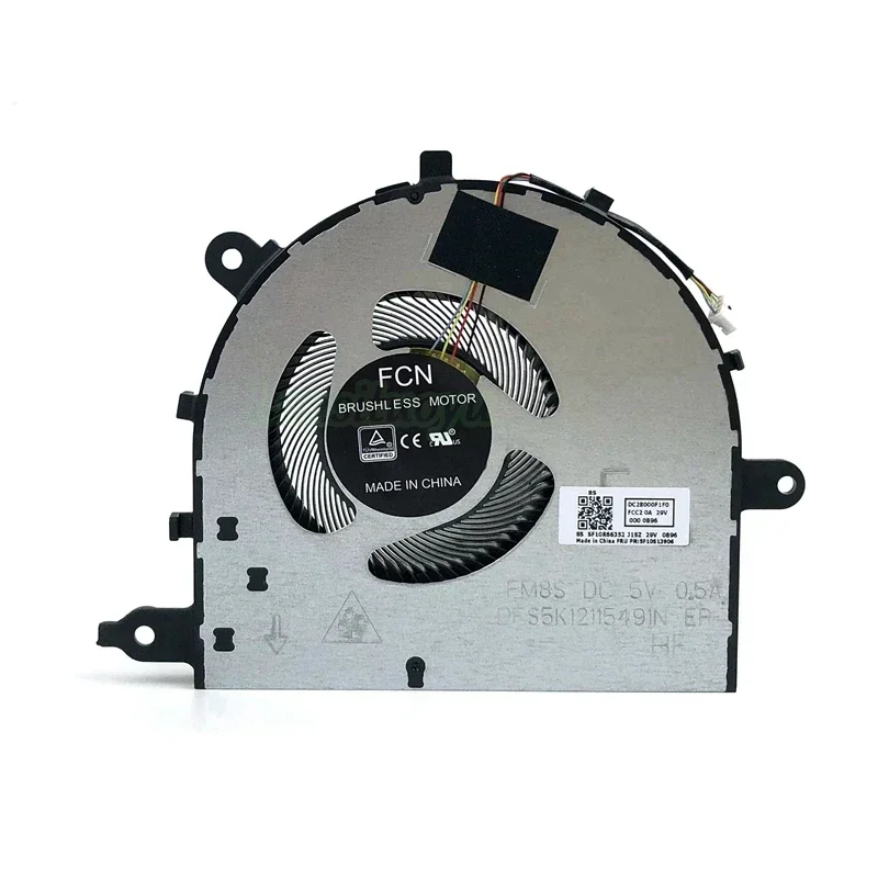 New Original Laptop CPU Cooling Fan for Lenovo IdeaPad 5-15ARE 5-15IIL 15IIL05 5-15ARE05 5-15ITL05 5-15ALC05 Cooler 5F10S13906