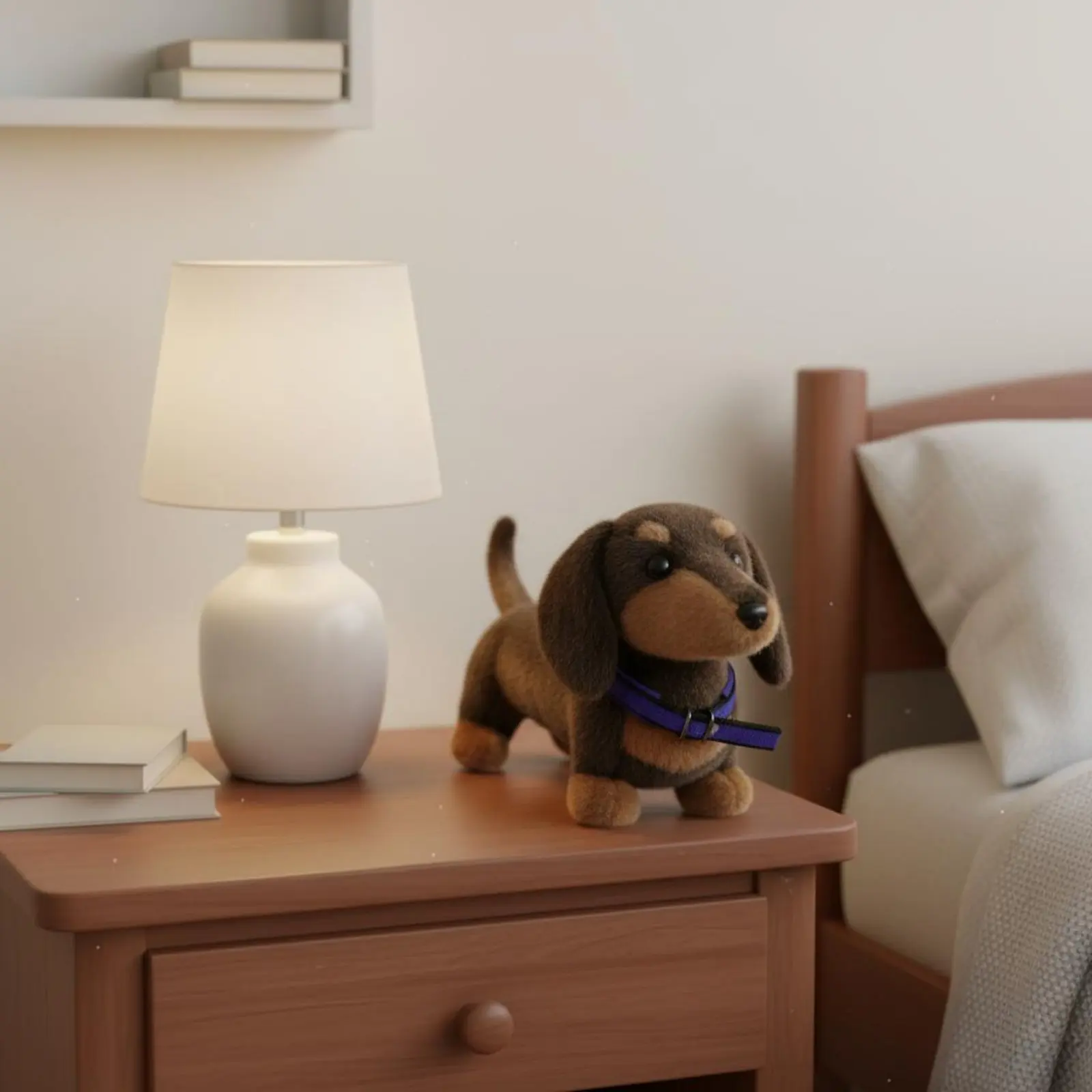 

Dachshund Stuffed Toy Cartoon Design Stuffed Dachshund Weiner Dog Plushie Lifelike for Children