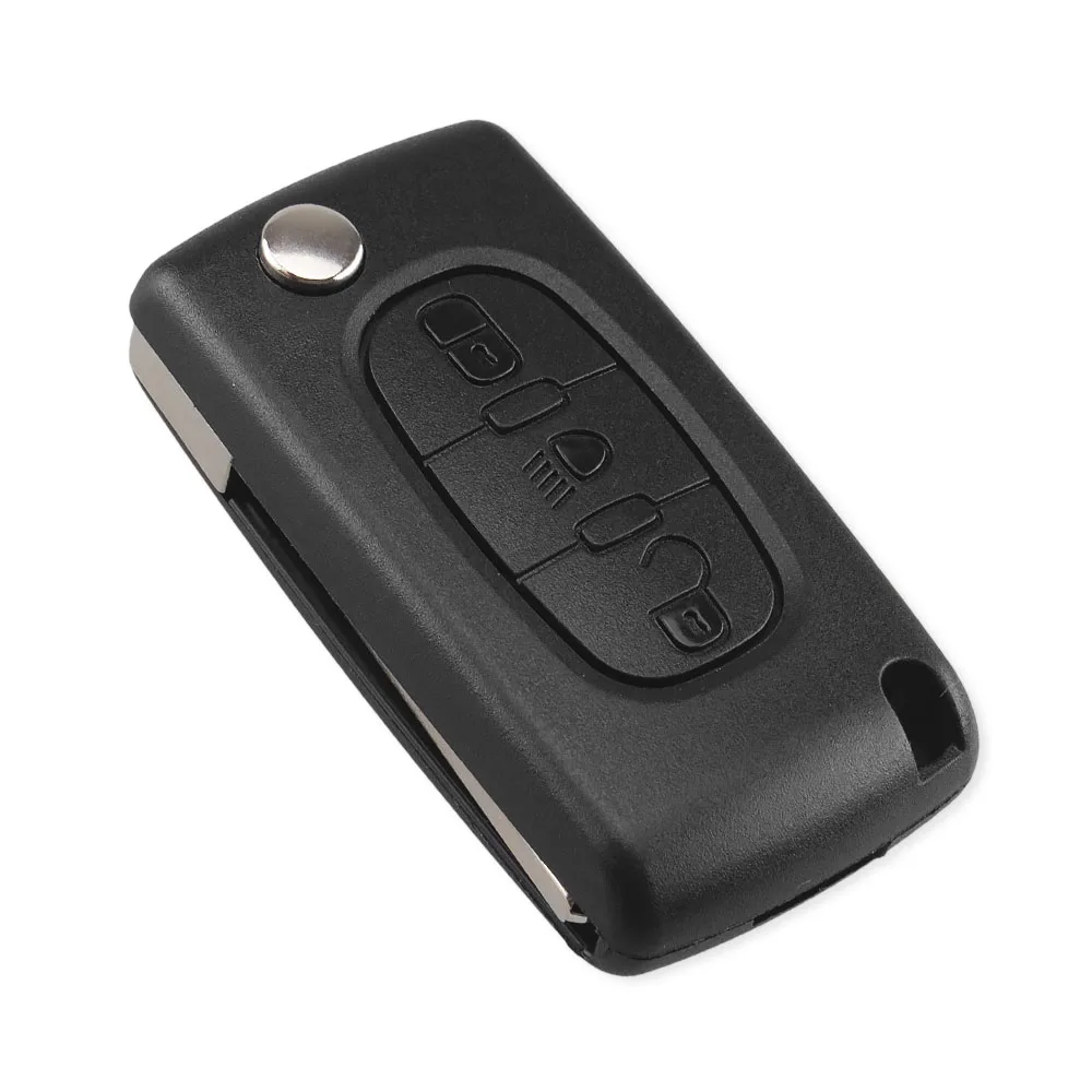 KEYYOU per Citroen C2 C3 C4 C5 C6 C8 3 pulsanti Flip Remote Car Key Case Cover Shell Fob VA2 Blade CE0523