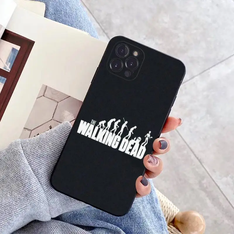 The Walking Dead Phone Case For iPhone 14 11 12 13 Mini Pro Max 8 7 6 6S Plus X SE 2020 XR XS Funda Case