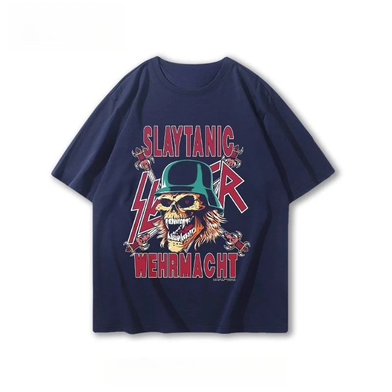 القاتل الفرقة الطرفية تي شيرتات قصيرة الاكمام الرجال والأطفال سريعة الجافة تورنت المعادن روك ستريت طاقم الرقبة تي شيرت