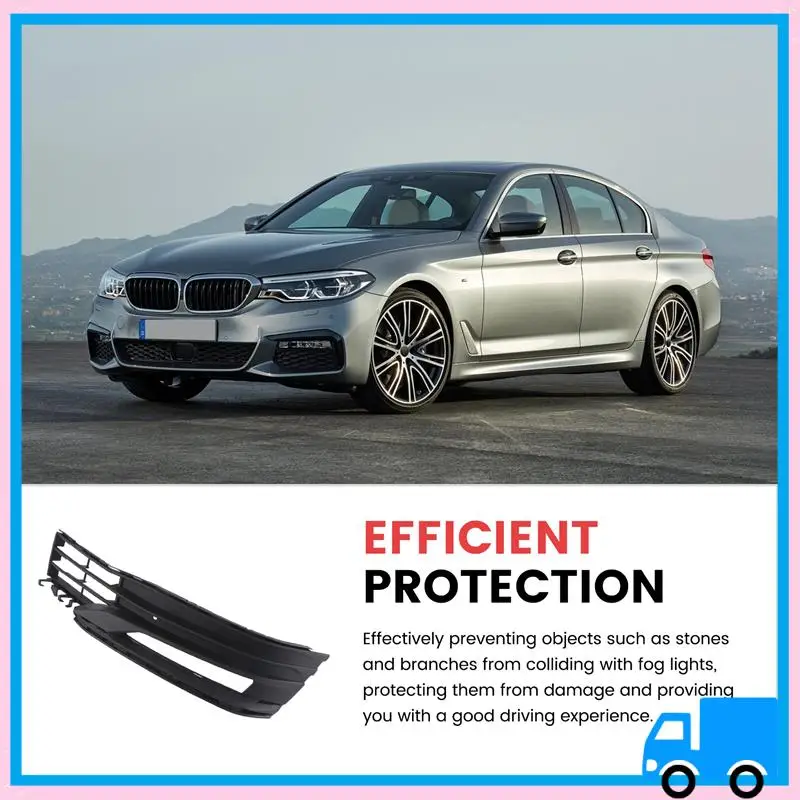 

Lasting Front Bumper Fog Lamps Grille For BMW 5-Series G30 G31 G38 Fog Lamp Frame 51117421083 51117421084