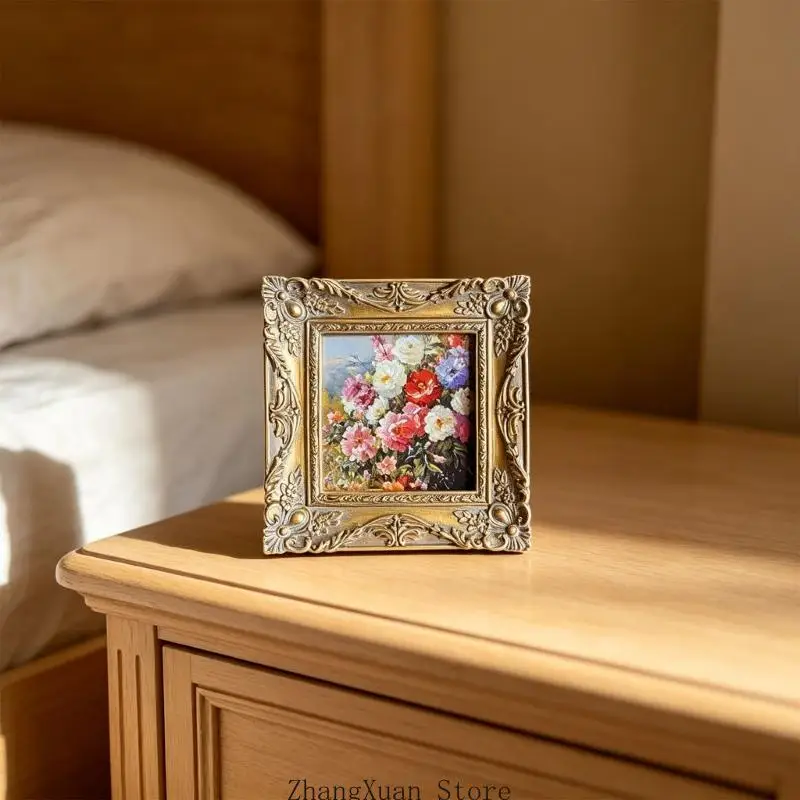 European Antique Gold Decors Photo Display Frame For Living Room Bedroom Decors 3XUF – Detail 9