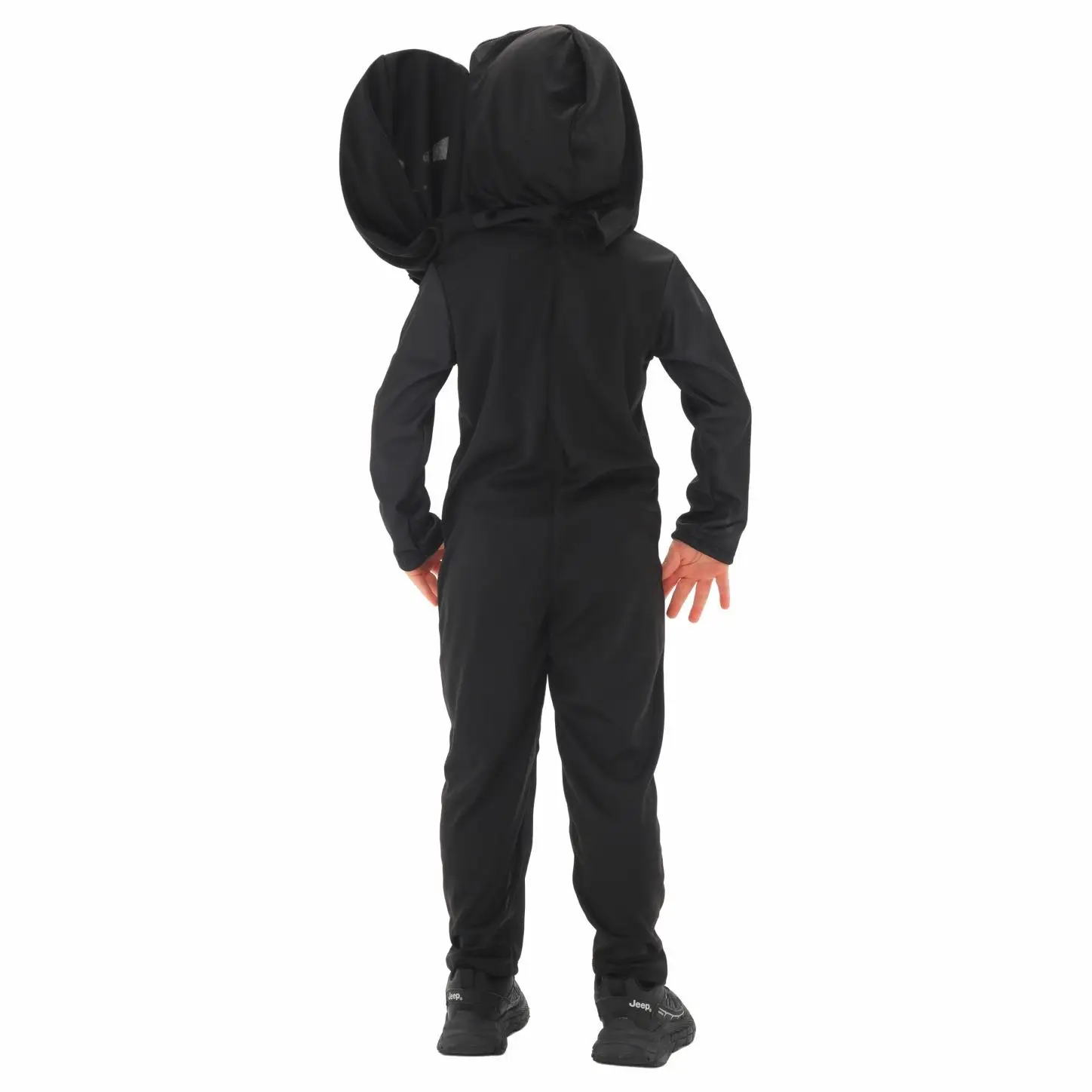 زي الهالوين للأطفال على شكل هيكل عظمي، زي مهرجان مخيف على شكل عظام، ملابس مسرحية تقليدية صينية عرقية للجنسين بمقاسات للأطفال