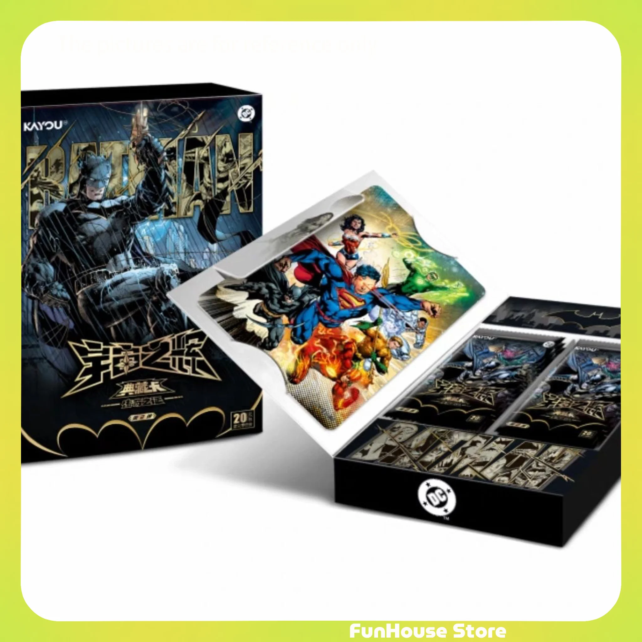 KAYOU DC Cosmic Brilliance Collection Card Legendary Certificate Series 01 02 Booster Box Anime Trading Cards Collectible Gift