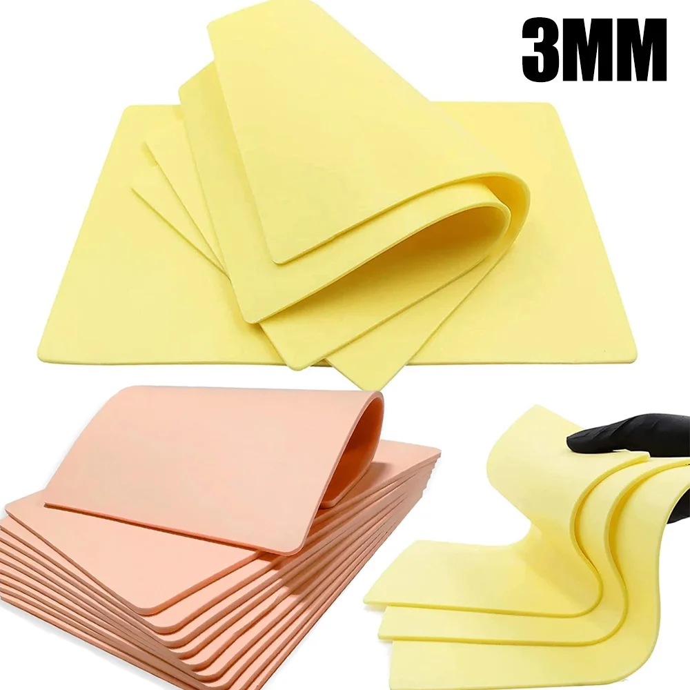 

Tattoo Practice Skin 3MM Thick Double Sides Practice Skin Silicone Fake Tattoo Skin for Training Tattoo Accessories