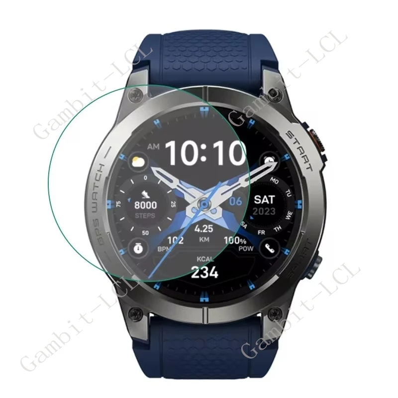 3PCS 9H Tempered Glass Screen Protector For Zeblaze Stratos 3 Pro  GPS Smart Watch 1.43 Stratos3Pro Sport SmartWatch Cover Film