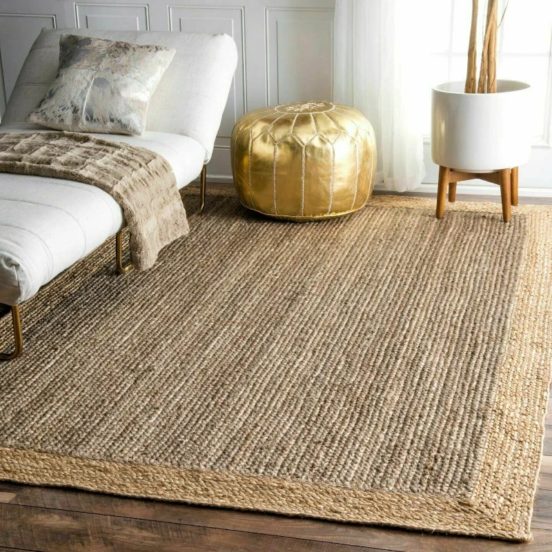 Play Mats Natural Jute Rectangle Mat Children room Carpet Runner Rustic Look Braided