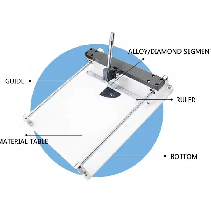 Portable Laboratory Diamond Slicing Machine 2026 Wafer Cutter for Glass Silicon Wafer Precision Dicing Instrument