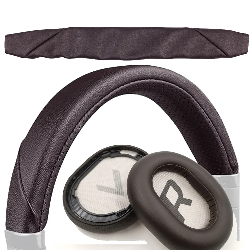 Łatwy w montażu zestaw opaski na głowę + nauszników do słuchawek Plantronics BackBeat Pro2, Voyager 8200 UC 8200UC, poduszka na pałąk i nauszniki — zdjęcie produktu 3