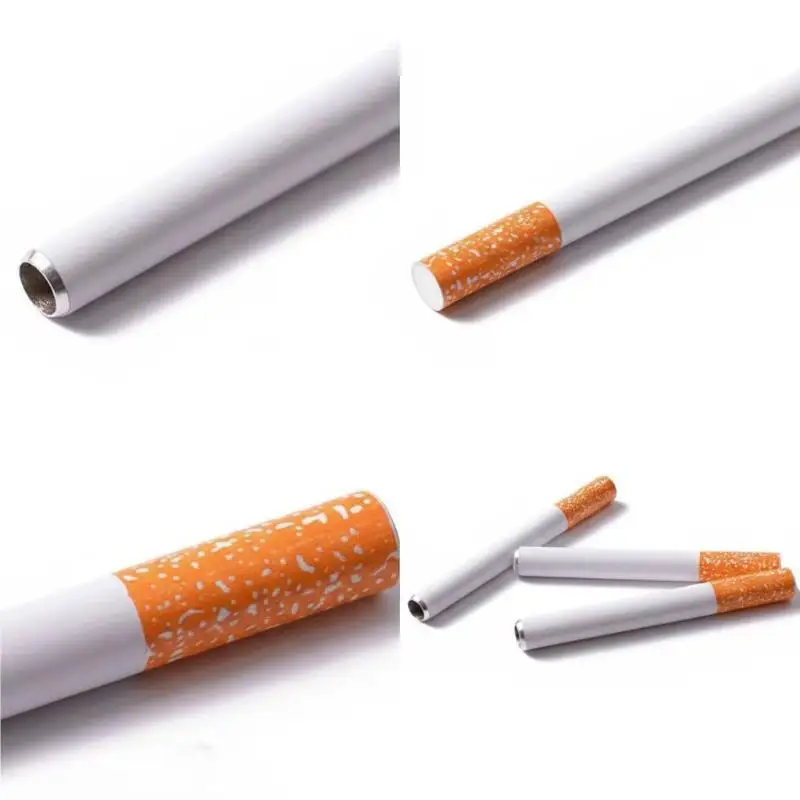 Z. 2/3Pcs Creative Cigarette Shaped Plastic Pipe Decompression Toys Bubble Cigarette Packs Cigarette Accessories Holiday Gifts