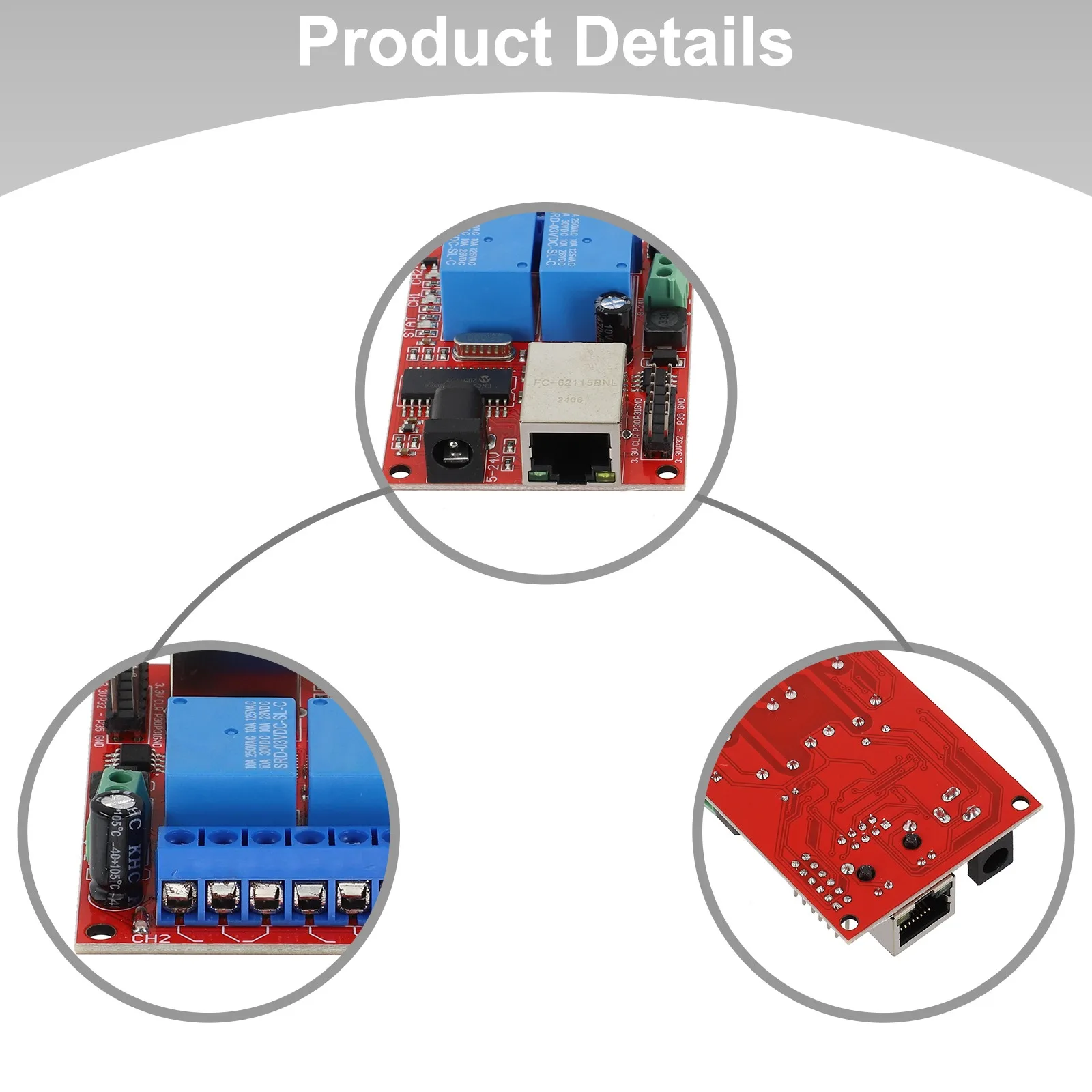 Innovative 2 Way Relay Board Designed Specifically for LAN Ethernet Applications Supporting Dual Reliable Outputs