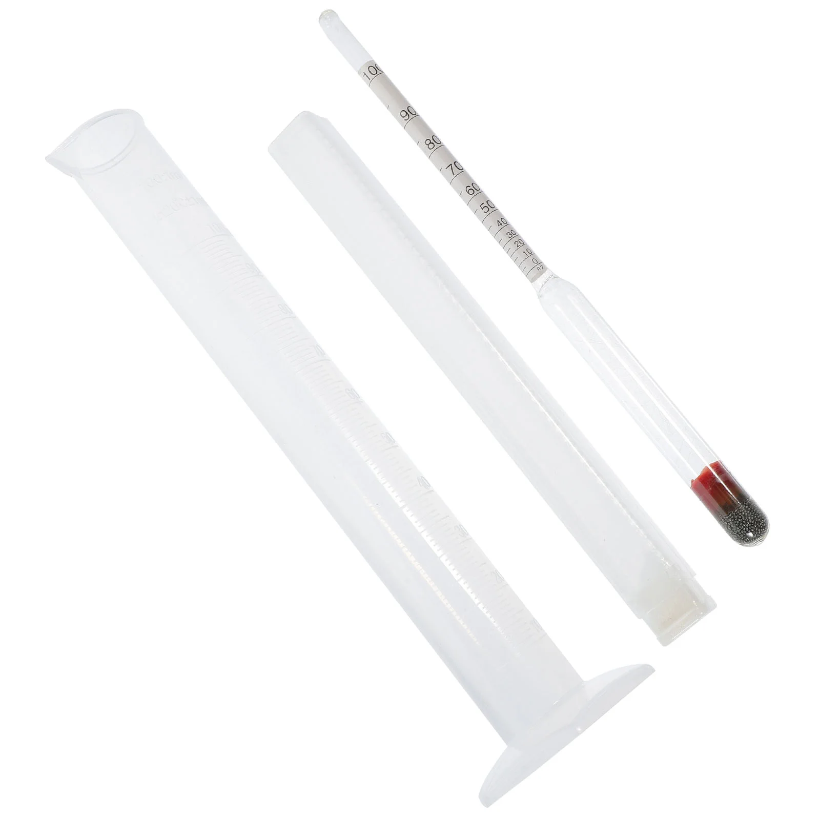 

Alcohol Concentration Meter Triple Scale Hydrometer for Beer Making Alcohol Tester Kit Brewer Equipment