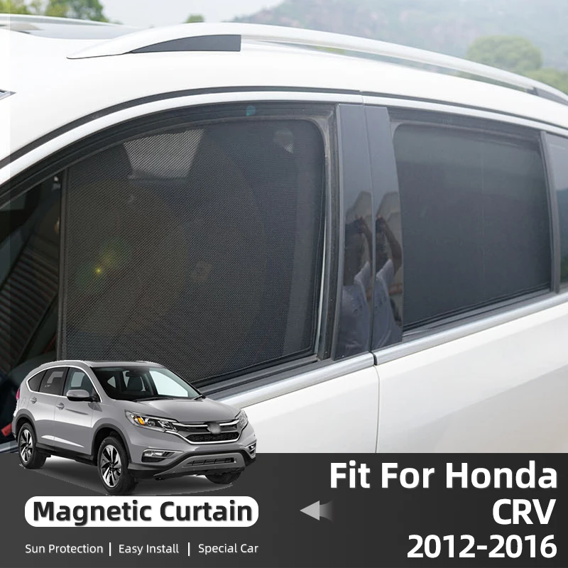 

For Honda CRV CR-V 2012 2013 2014 2015 2016 Magnetic Car Sunshade Front Windshield Curtain Rear Side Window Sun Shade Shield