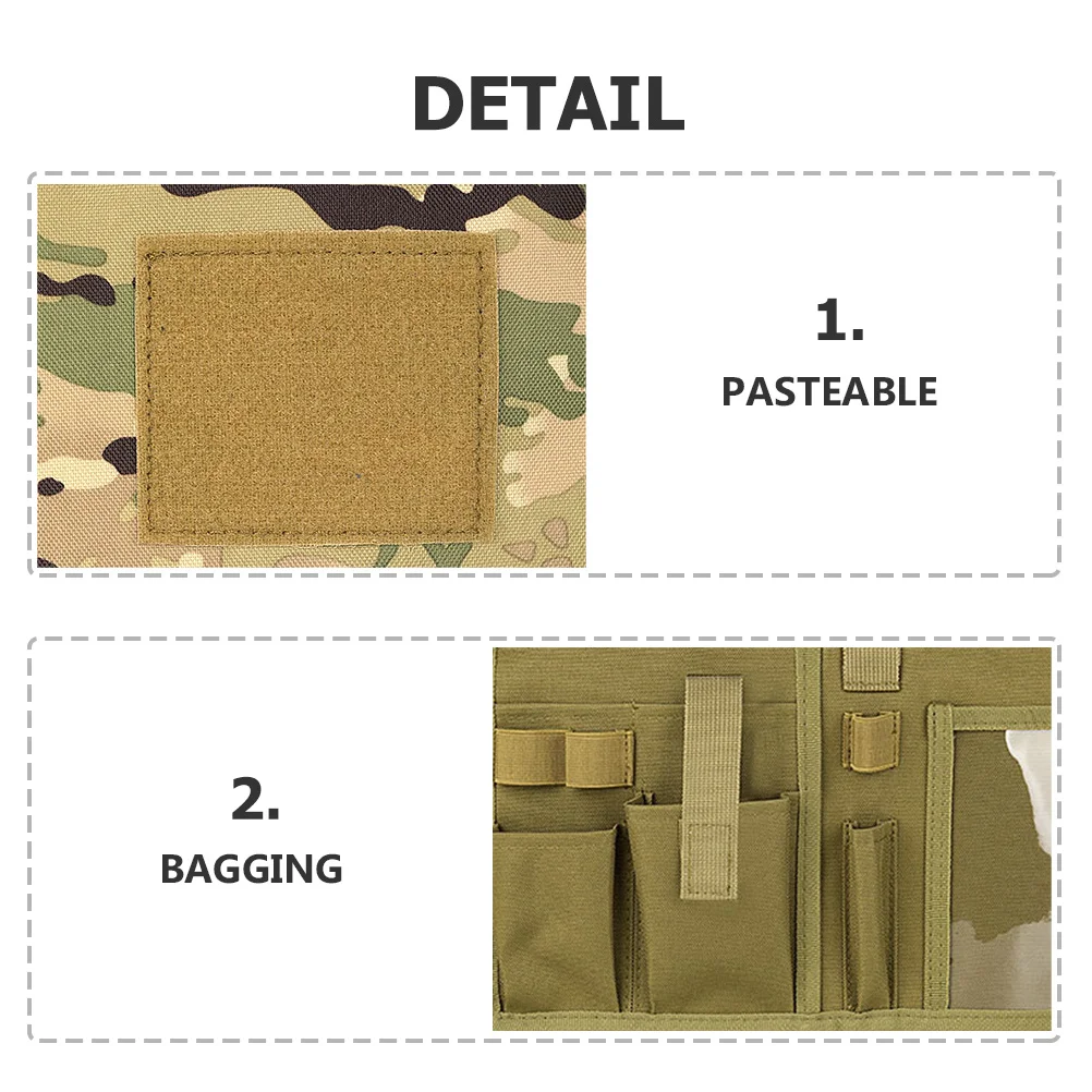 

Tactical Map Folder Waterproof Binder for Outdoor Navigation Compact Lightweight Map Holder with Multi-Function Storage Design