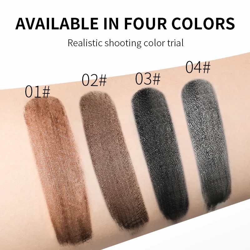 3D tear off dye eyebrow cream, waterproof, lightweight and smooth, natural color rendering, easy to create natural 3D eyebrows