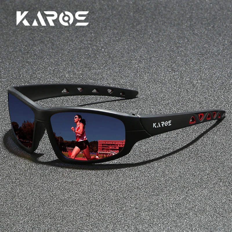 Polarized Sports Sunglasses with Anti Slip Nose Pads and Secure Fit for Tennis Soccer and Other Dynamic Sports for Men Women image 2