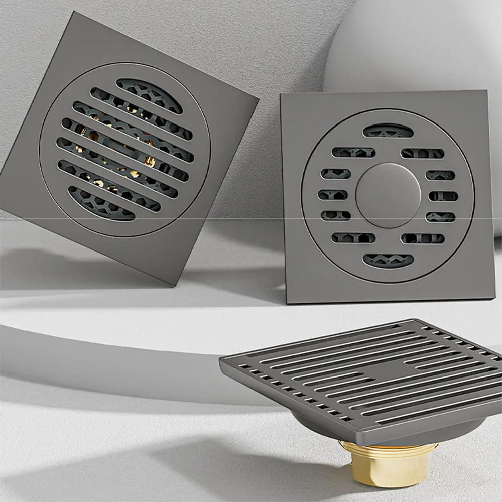 

Anti-Odor Stainless Steel Floor Drain Thickened Universal Drain Valve Cover Prevent Backflow Dual Use Bathroom Drain Plug