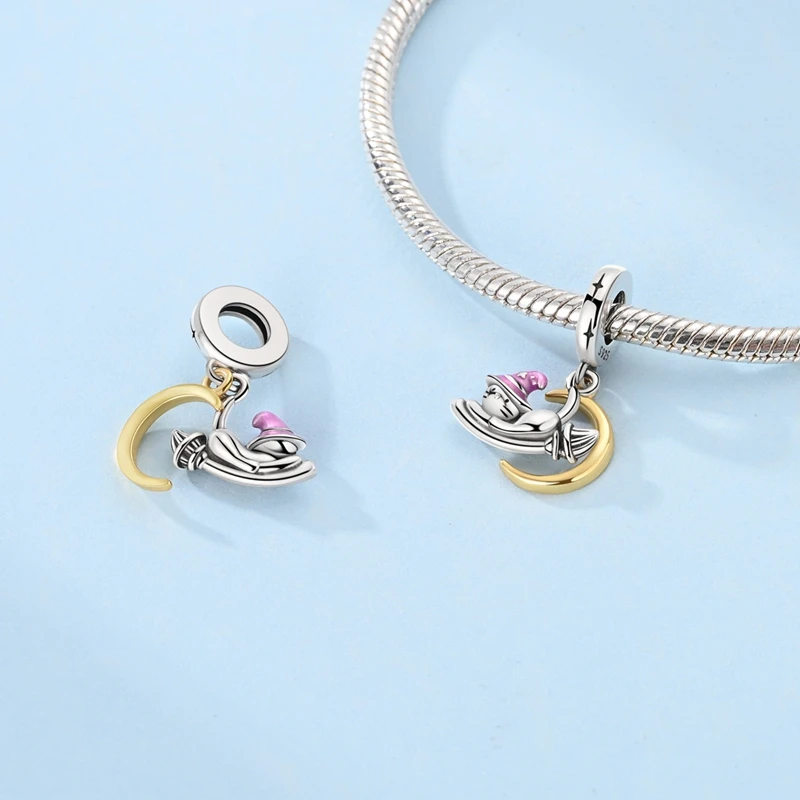 

Charms Silver 925 Magic Cat Moon Beads Fit Original Bracelets Beads Charms Jewelry Making Fine Jewelry Gift
