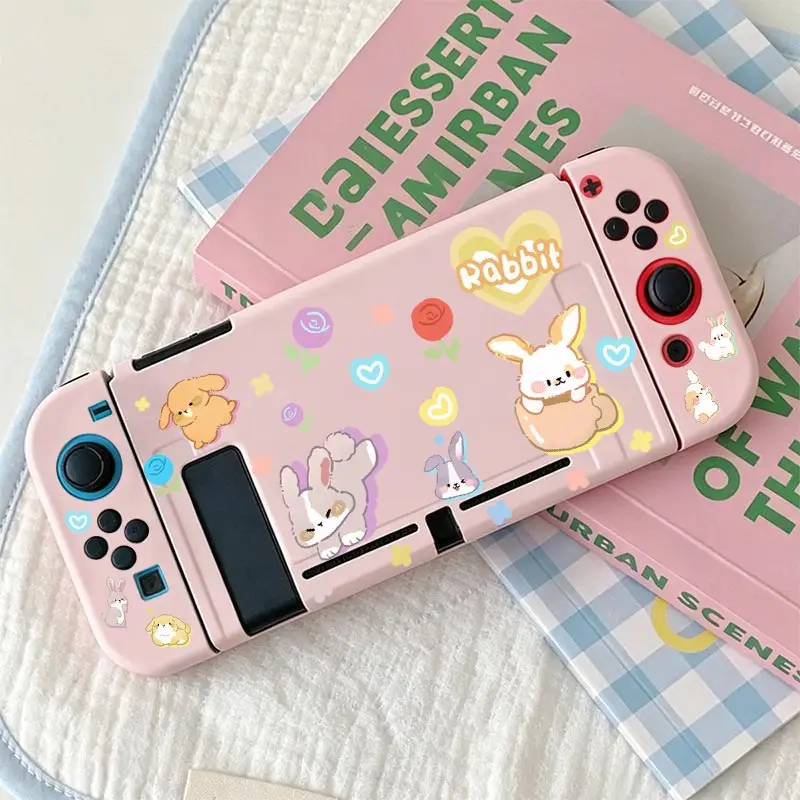 Ultra-slim Shock-absorbing Case Anti-Scratch Shell Protector TPU Split Protective Case for Nintendo Switch NS Game Console