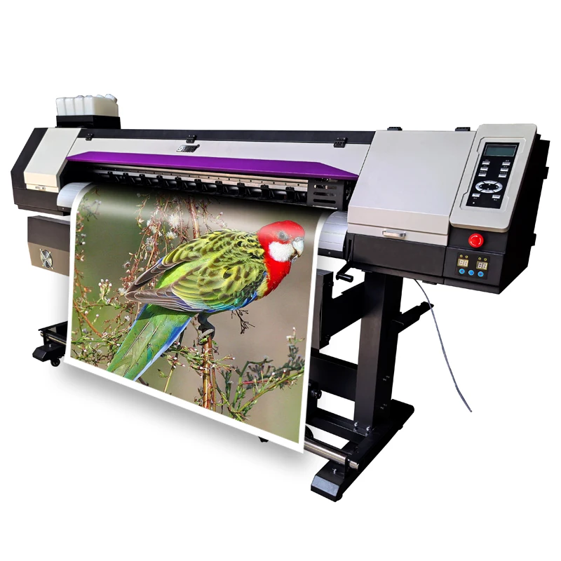 Outdoor Roll To Roll Inkjet Printer 1.8M Eco Solvent Printer Machine High-end Sublimation Printer Plotter Factory Direct Sale