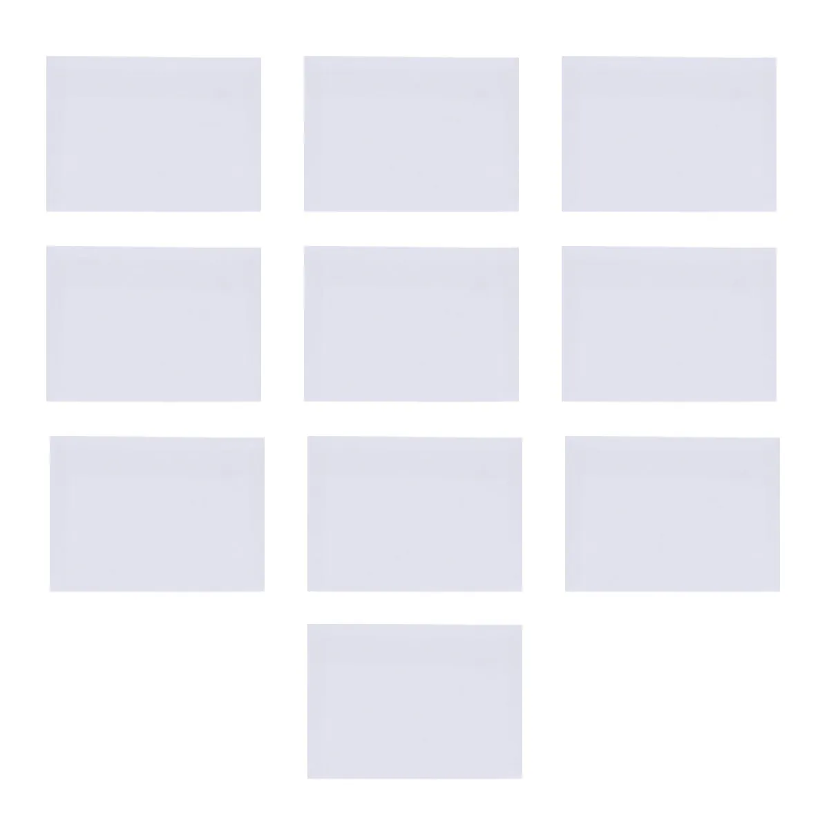 

50pcs Invitation Envelopes Business Commercial Envelopes Commercial Mini Envelopes Booklet Envelopes(White)
