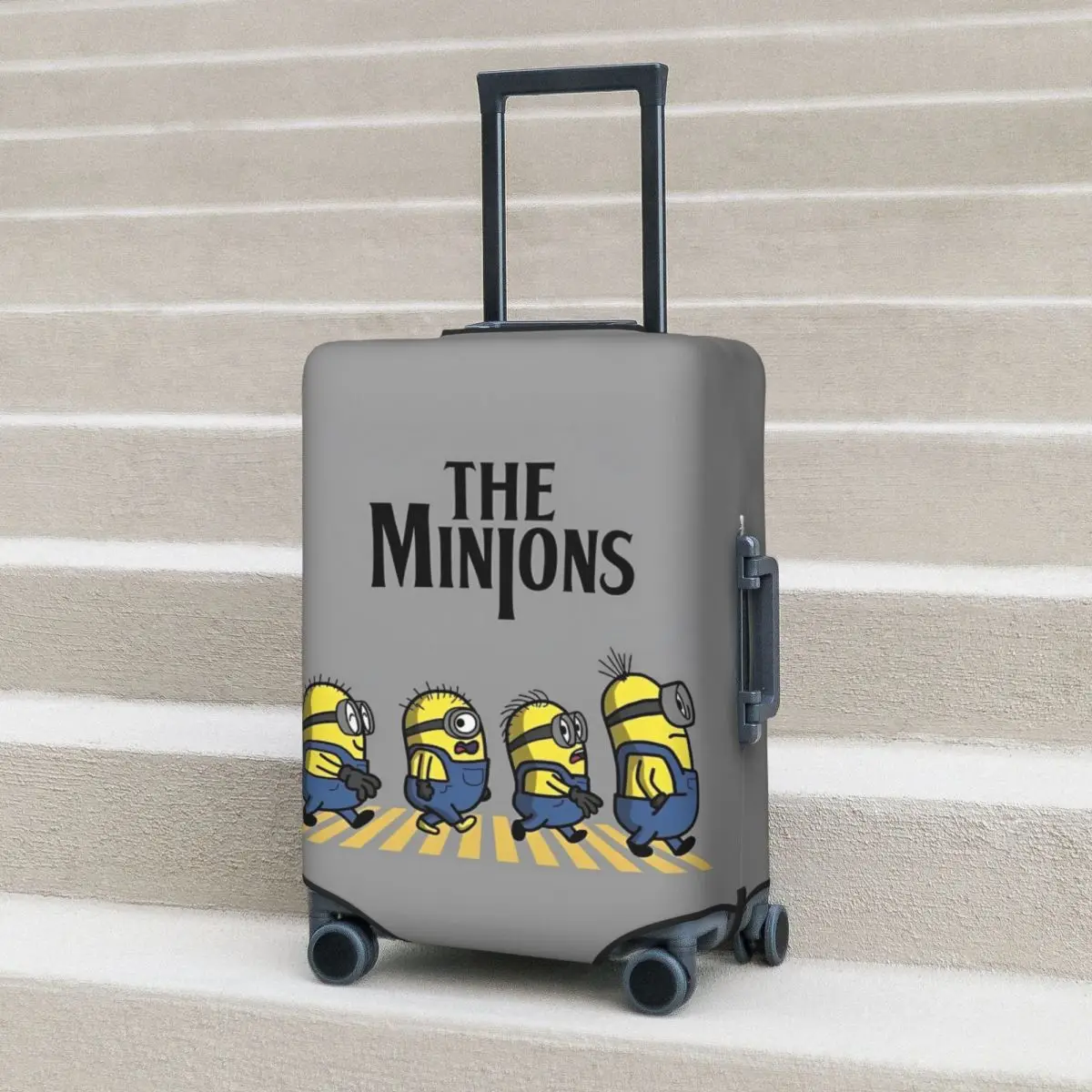 

Minions The Rise Of Gru Walk Suitcase Cover Fun Cartoon Business Protection Luggage Accesories Vacation