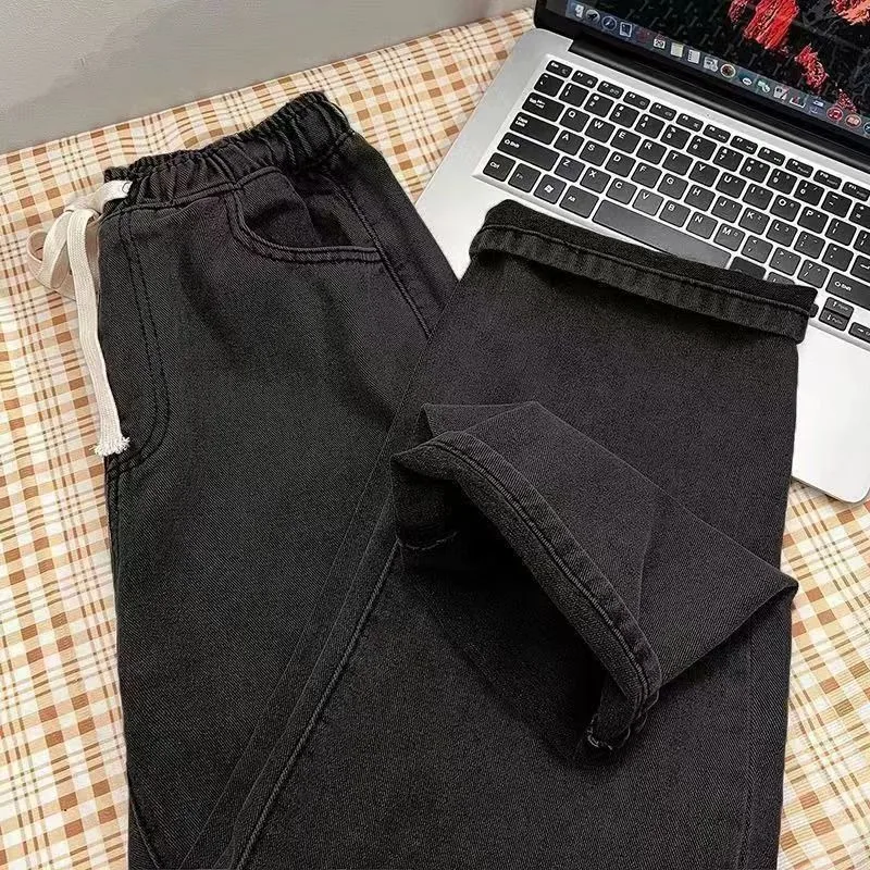 秋冬新作 レディース ハイウエスト ストレッチ ストレートパンツ カジュアル ワイドパンツ