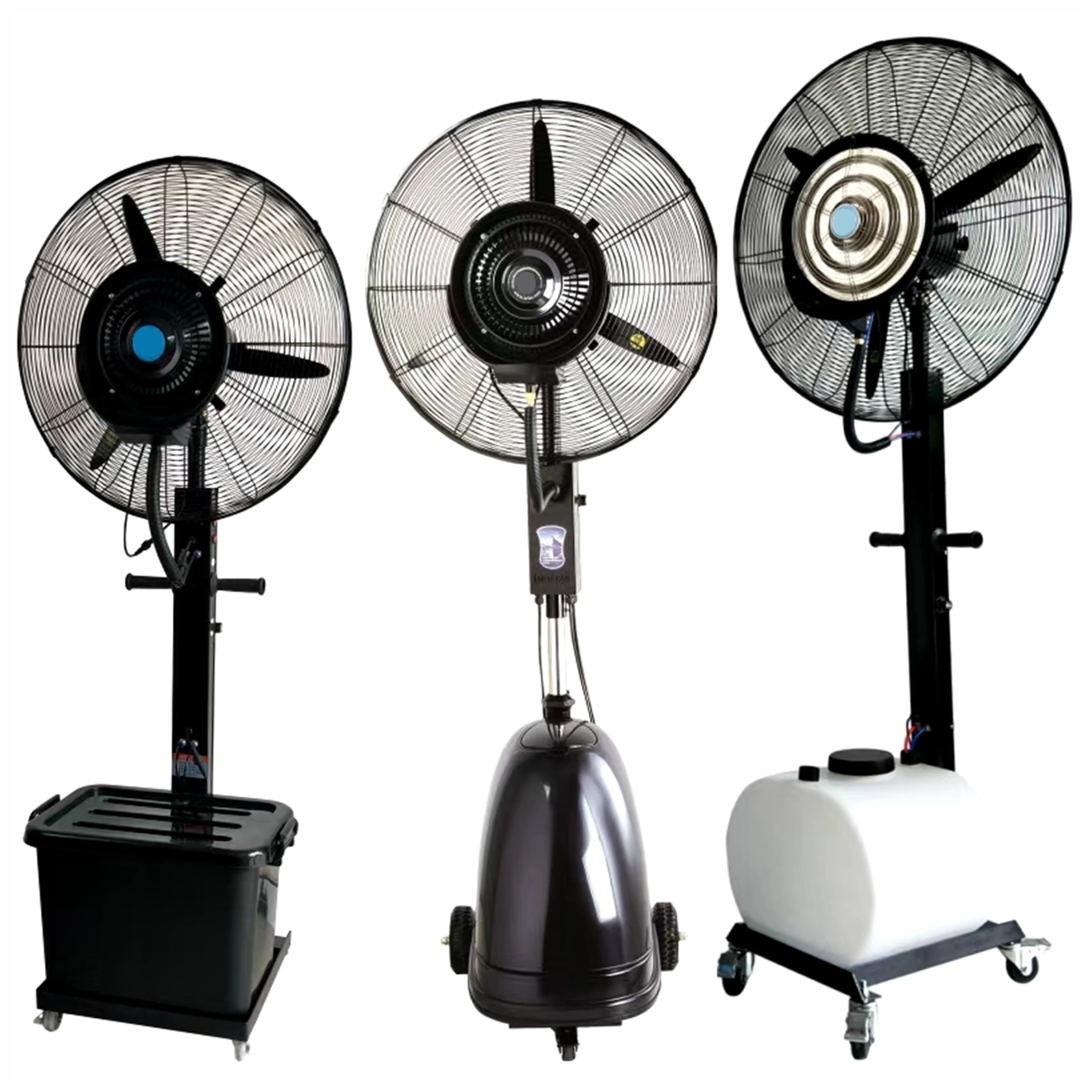 2026 Industrial Water Mist Spray Fan Outdoor Mist Fan Air Cooler Fanpromote Sales