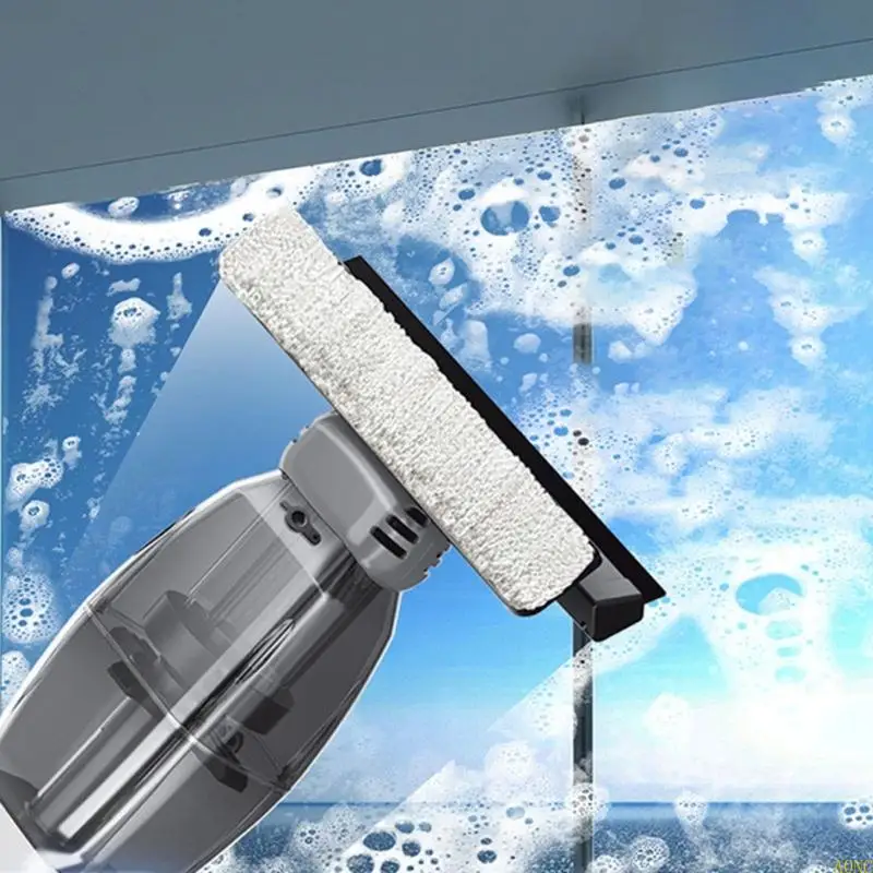 충전식 배터리 ABS 텍스처가있는 A0NC 유리 청소 기계