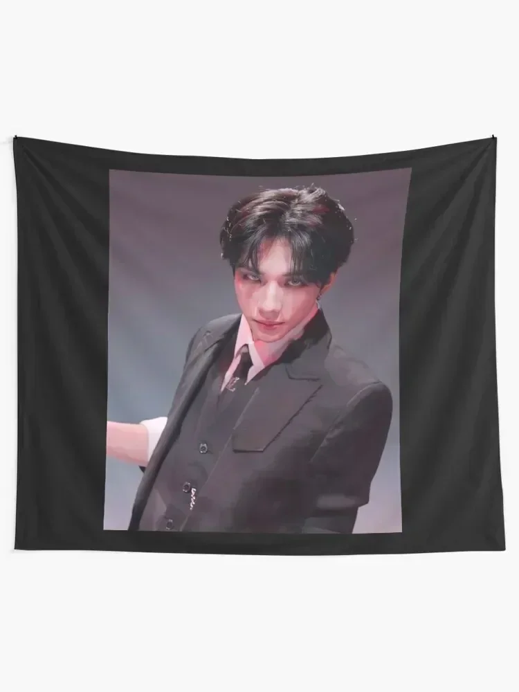 Hyunjin Tapestry Aesthetic Home Decor Home Decoration Wall Deco Tapestry