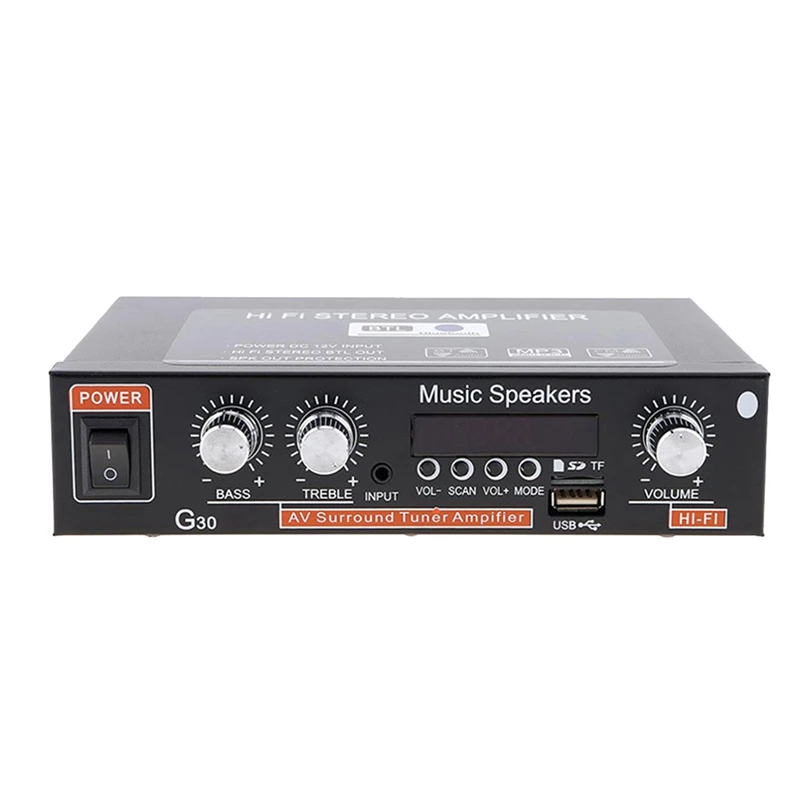 1 PCS European Regulations G30 Digital Power Amplifier 800W Power Audio Amplifier General Car Supplies EU Plug