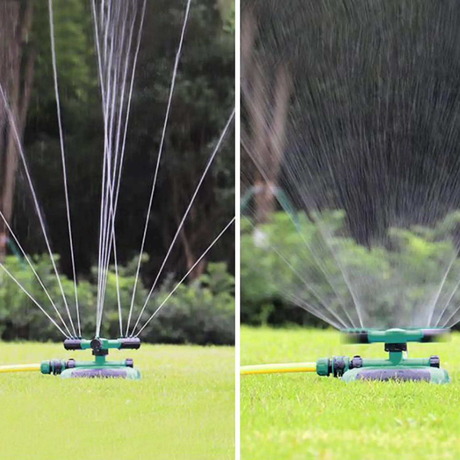 Water Sprinkler For Lawn Rotating Garden Irrigation Device Three-Way 360 Degree Rotation Automatic Sprinkler For Lawn Yard