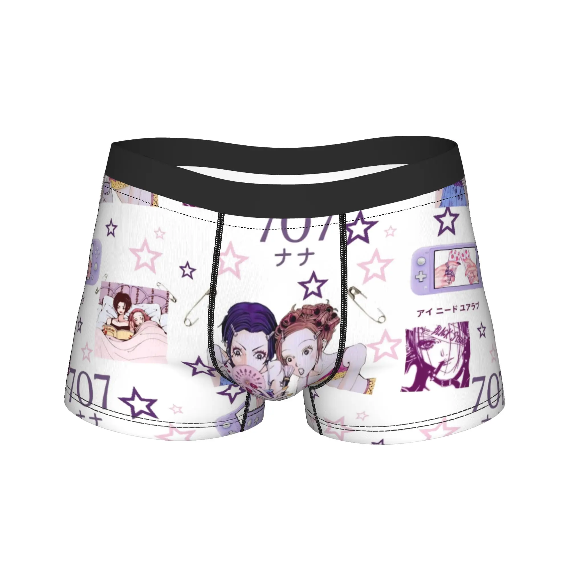 

Men's Nana Ai Yazawa Boxer Briefs Shorts Panties Soft Underwear Anime Male Humor S-XXL Underpants