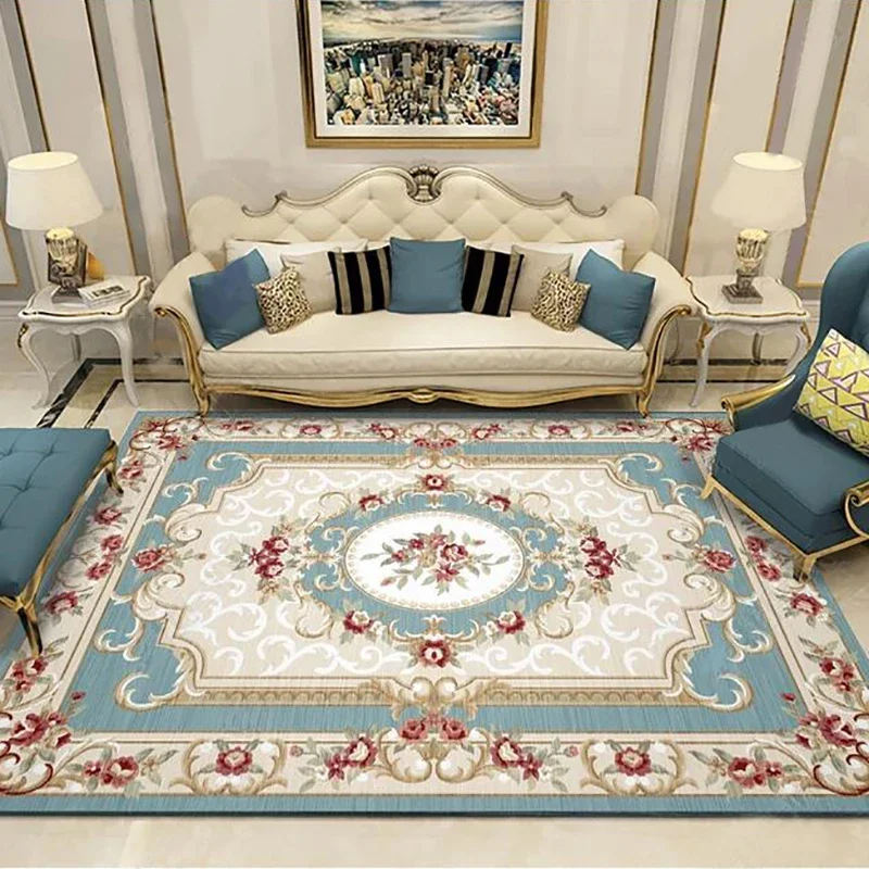 Bohemian Art Rug Persian Luxury Decorative Carpet Comfortable Soft Large Area Living Room Carpets Machine Washable Bedroom Rugs