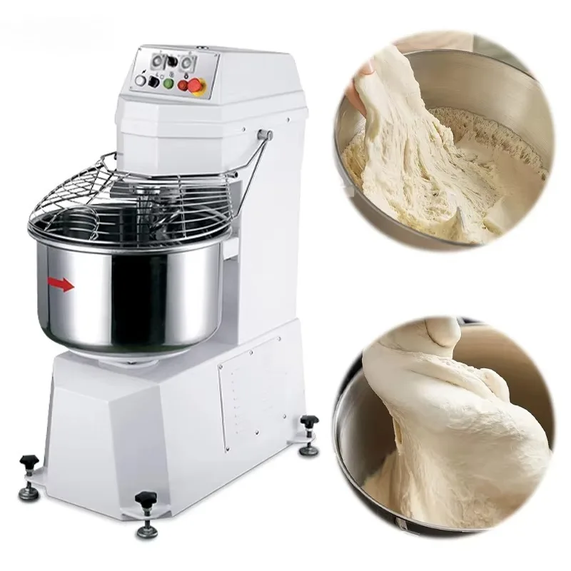 

Коммерческое хлебопекарное оборудование 10 кг 20 кг 50 кг машина для смешивания муки миксер для теста из нержавеющей стали для приготовления хлеба