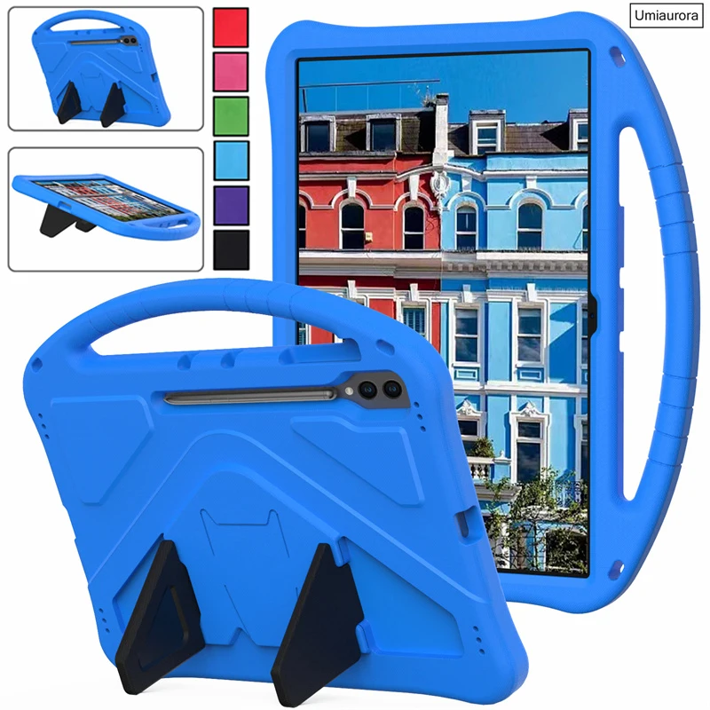 

Для Samsung Tab S11 11-дюймовый SM-X730 S7 S8 S9+ S10 FE+ Plus 13,1 "SM-X620 X820 Детский противоударный чехол для планшета из ЭВА с ручкой-подставкой Funda