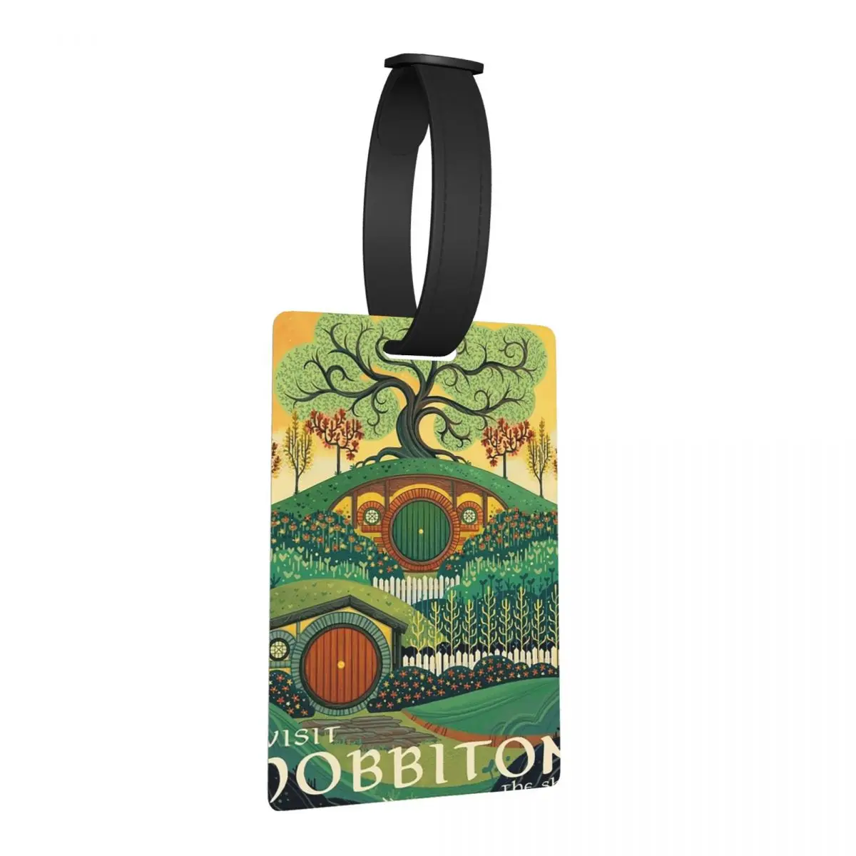 

Плакат Visit The Shine-1, багажные бирки, аксессуары для чемодана, милый багаж, посадочная бирка, держатель этикетки, идентификационное имя, адрес