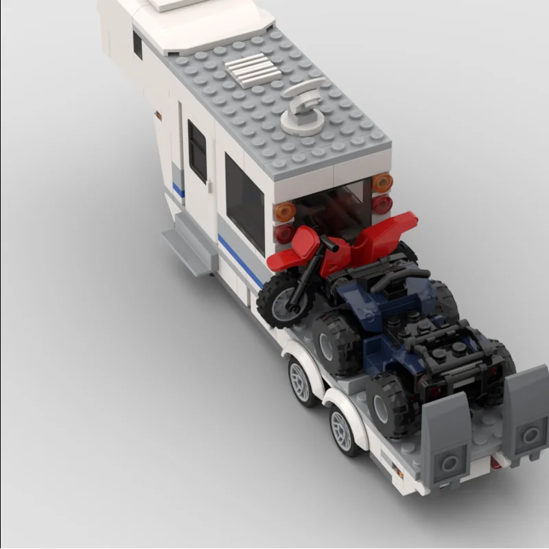 275pcs MOC Toy Hauler Camper  Building Blocks Adult Christmas toy Gift collector Children's Model Construction DIY Assemble