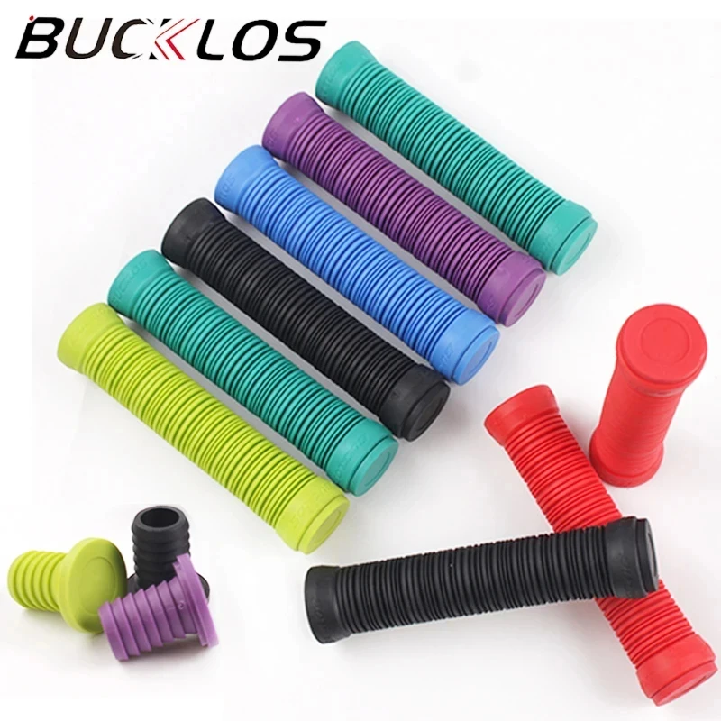 

Велосипедные ручки BUCKLOS, удлиняющий нескользящий мягкий резиновый чехол на руль велосипеда для скутера 22,2 мм, велосипедные ручки BMX