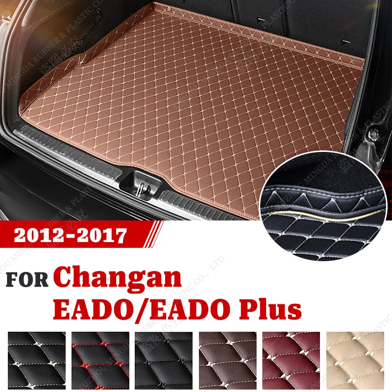 Car Trunk Mat For Changan EADO/EADO Plus 2012 2013 2014 2015 2016 2017 Custom Car Accessories Auto Interior Decoration